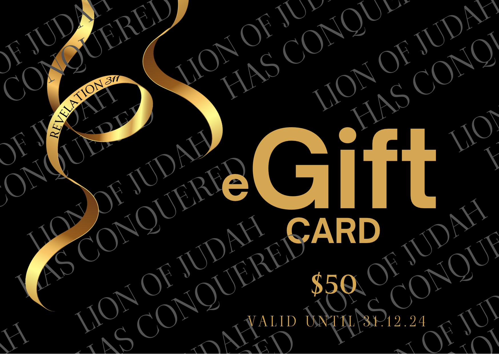 REVELATION311 eGIFT CARDS