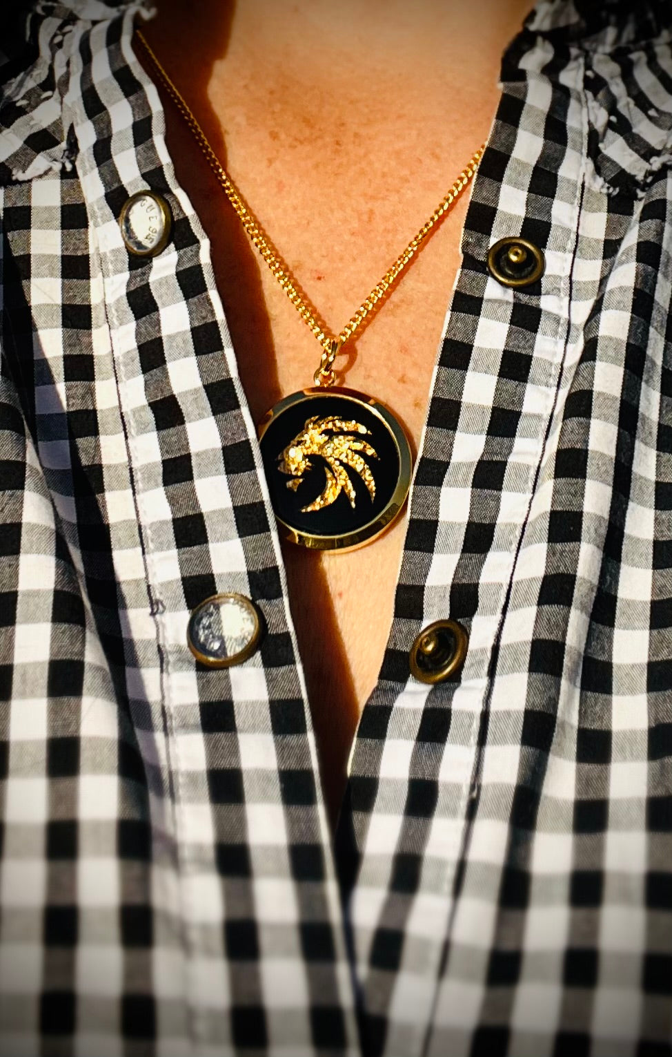 Gold Pendant Lion Of  Judah REVELATION311