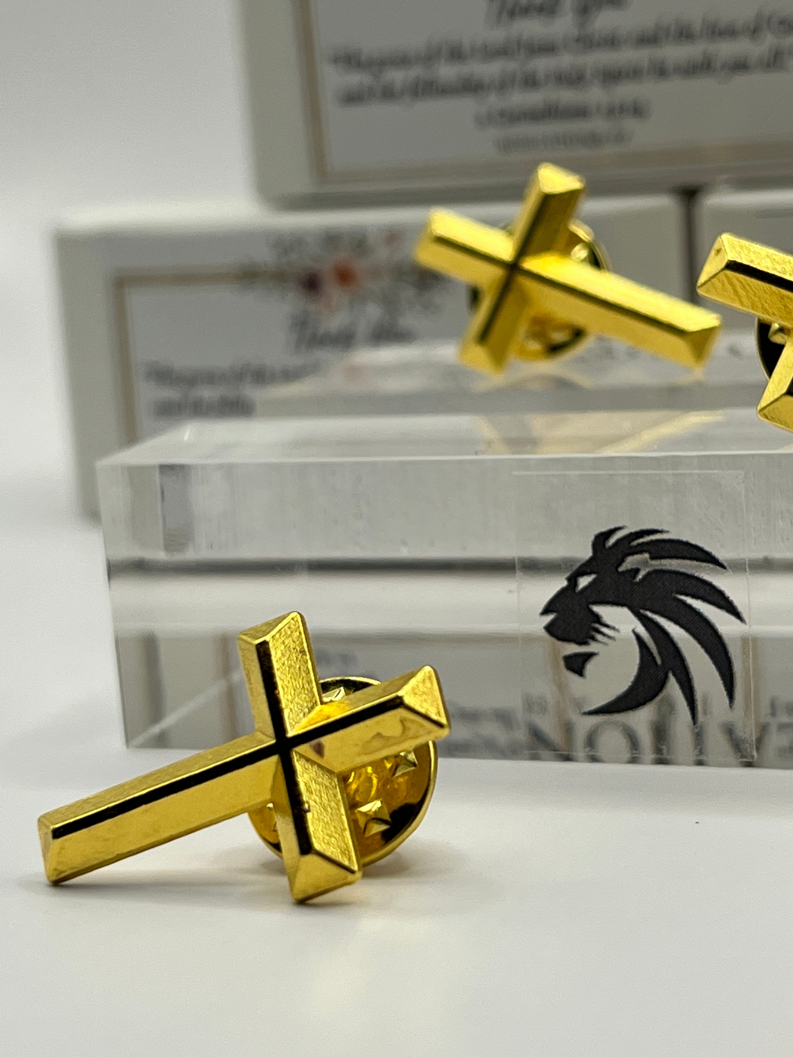 Cross Lapel Pin