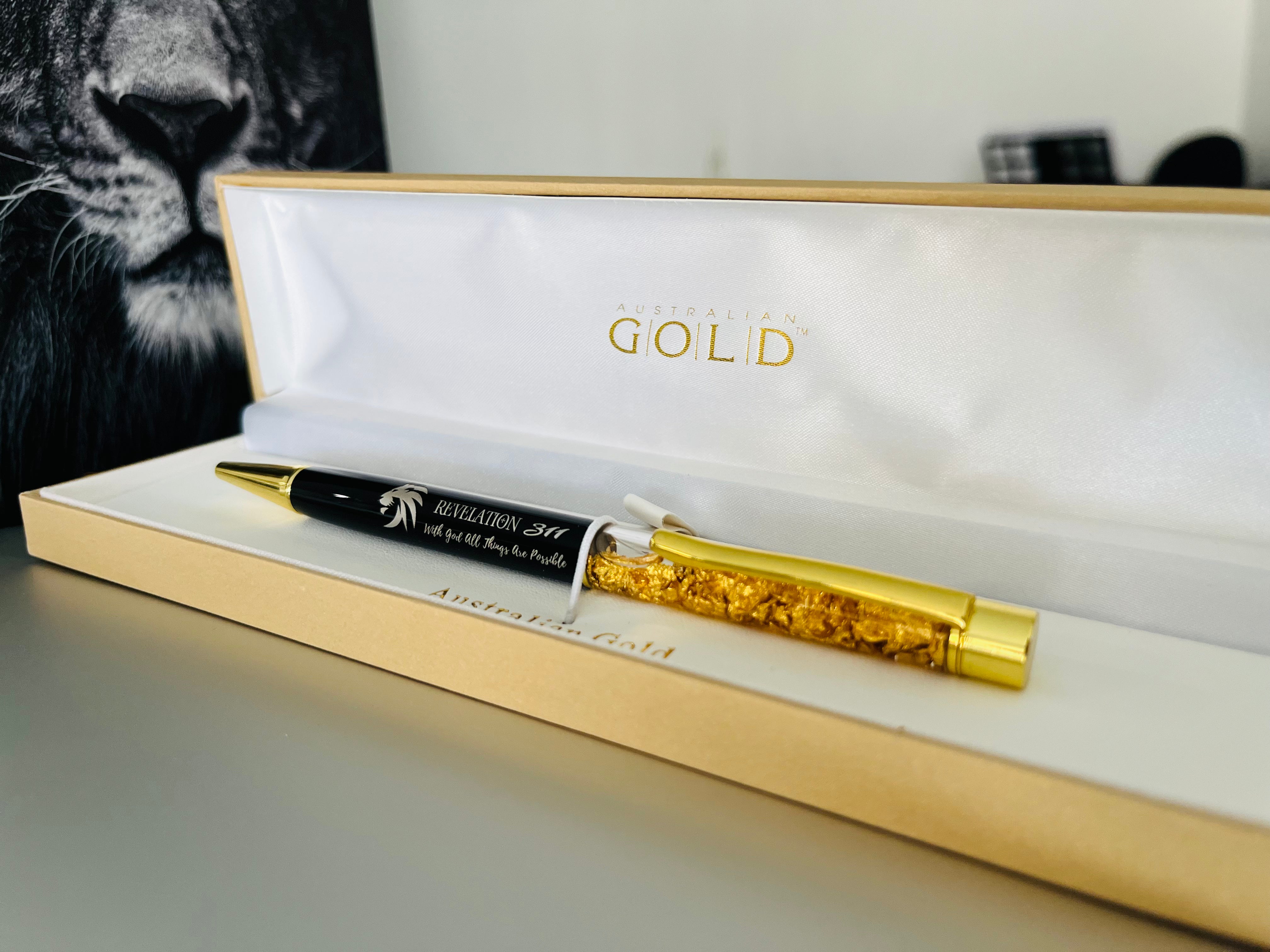 The Best Pen for Writing     24k Gold Leaf Pen
