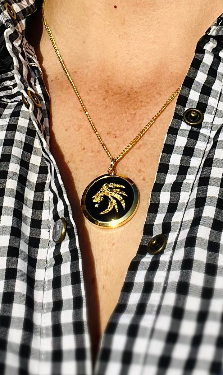 Gold Pendant Lion Of  Judah REVELATION311