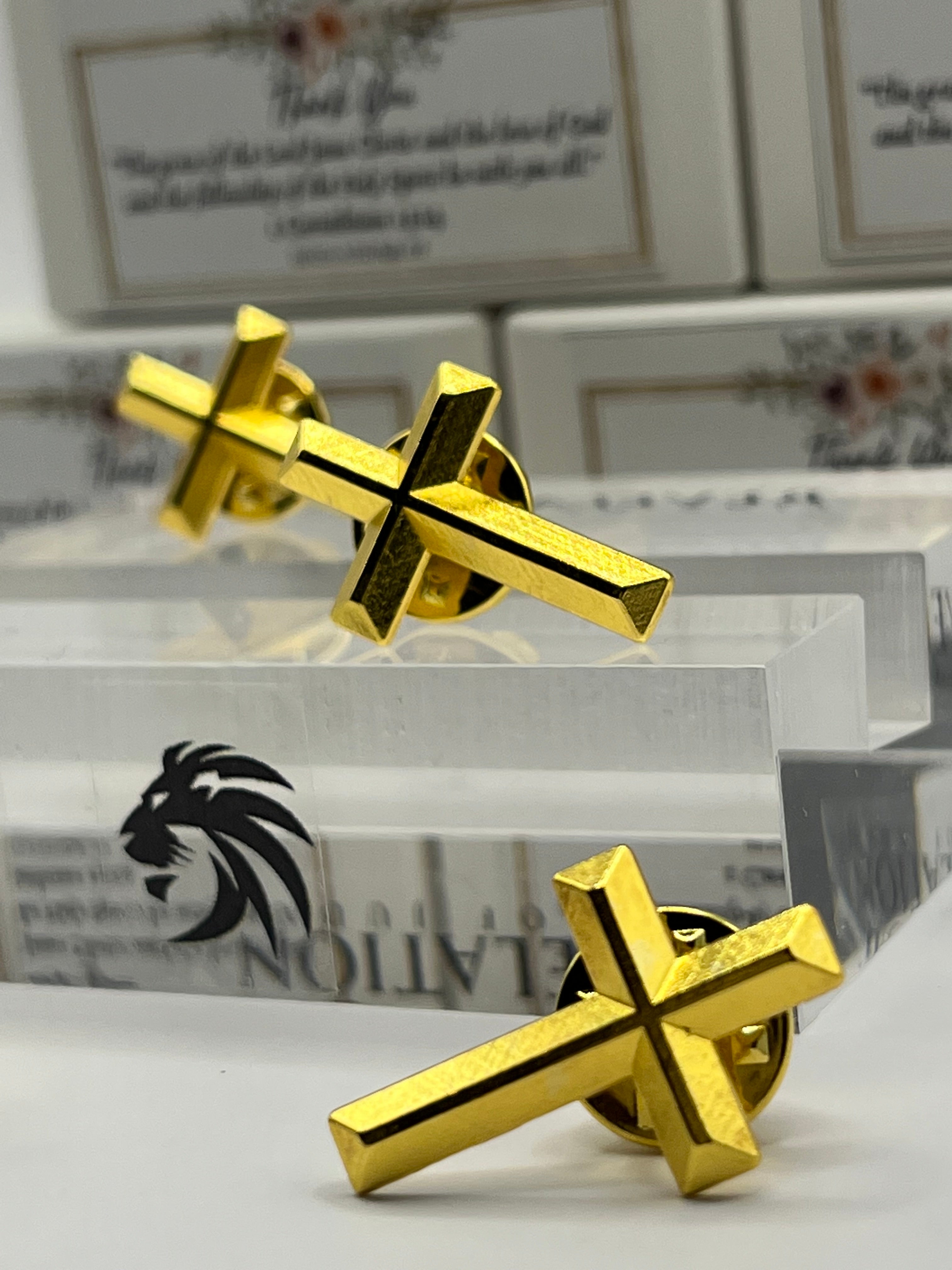Cross Lapel Pin