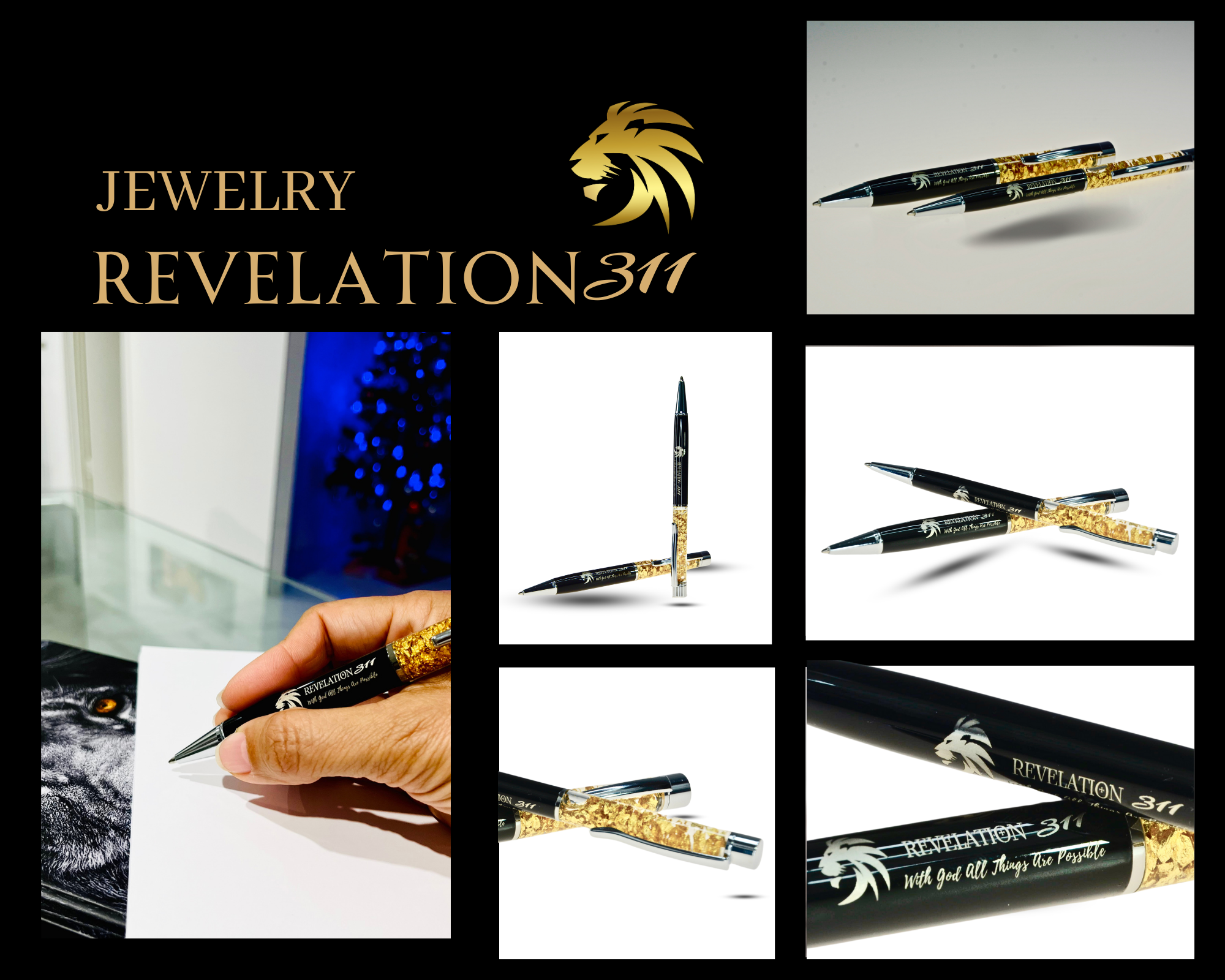 The Best Pen for Writing     24k Gold Leaf Pen