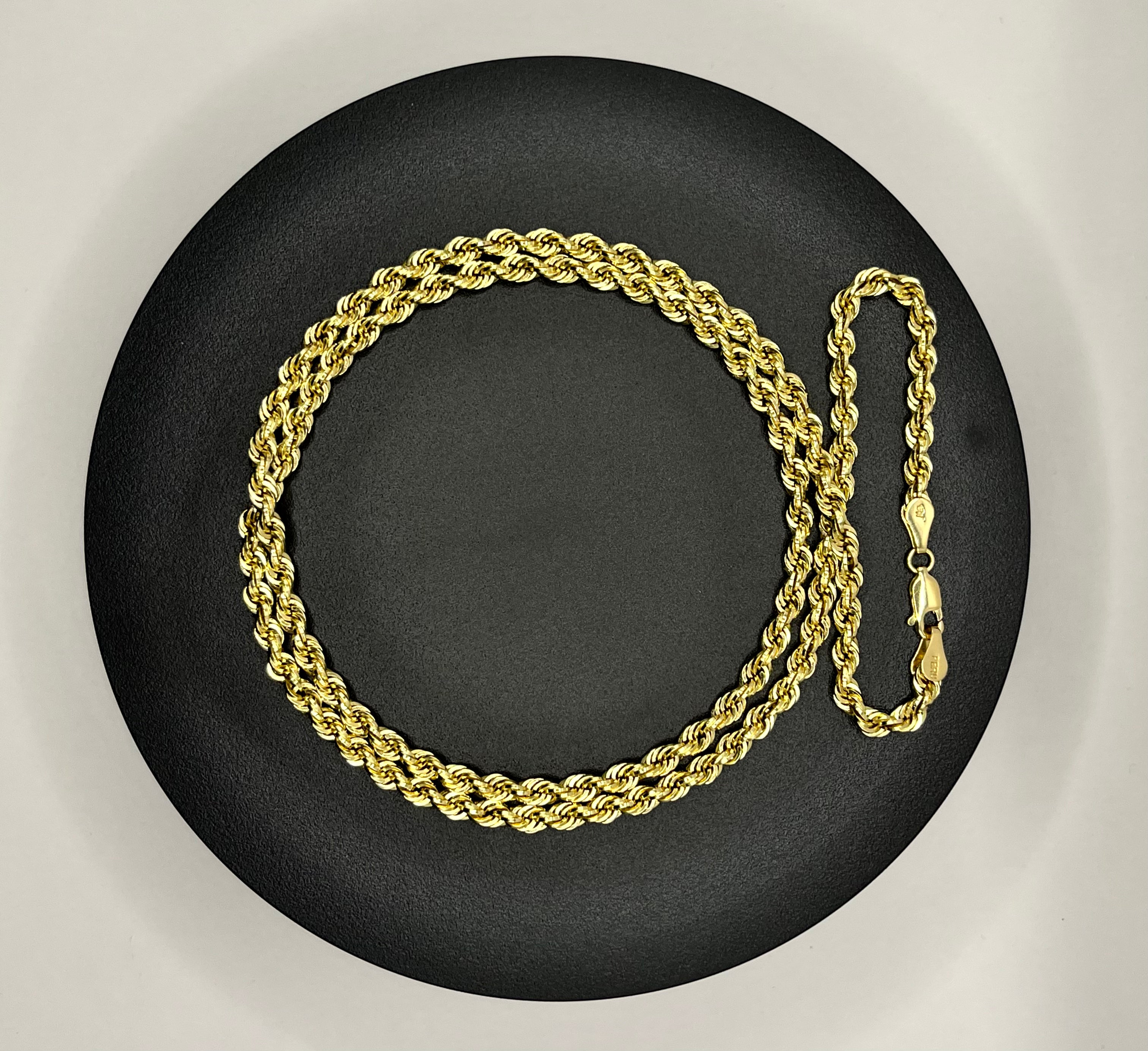 14K Solid Gold Chain 62cm