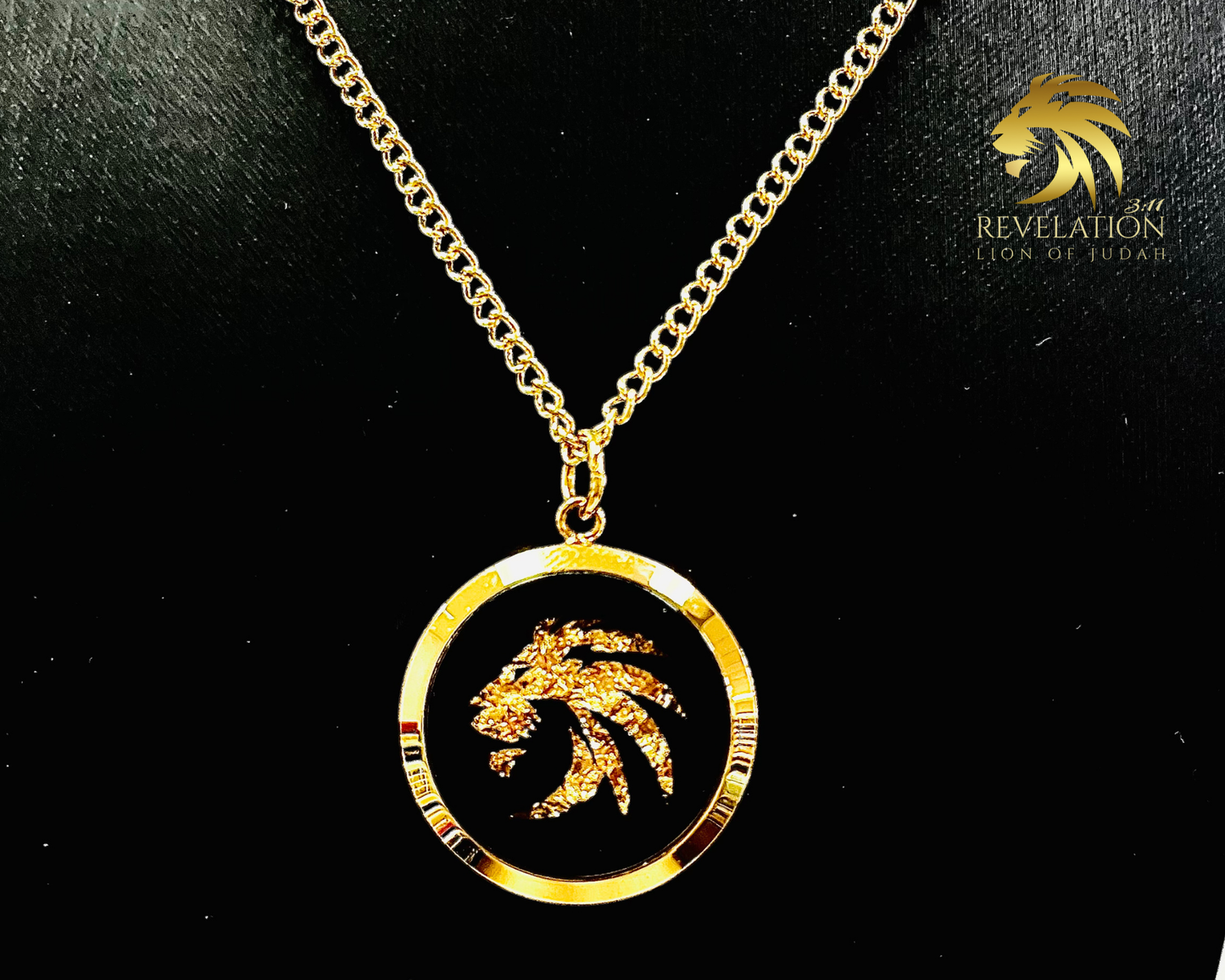 Gold Pendant Lion Of Judah REVELATION311